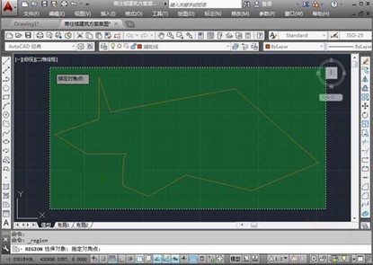 CAD2014如何創建面域